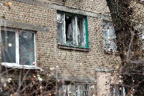Consequences of Russian missile attack on Dorohozhychi in Kyiv