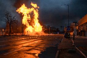 A Massive Russian Missile Attack On Kyiv