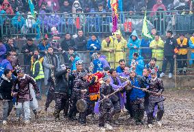 Bullfight in Congjiang