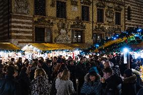 Christmas Atmosphere In Verona