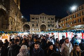 Christmas Atmosphere In Verona