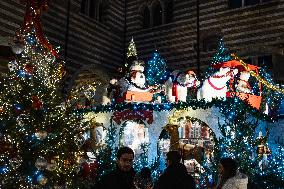 Christmas Atmosphere In Verona