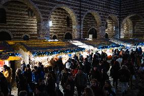 Christmas Atmosphere In Verona