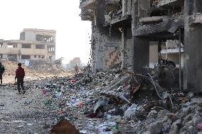 MIDEAST-GAZA CITY-ISRAEL-HAMAS CONFLICT-AFTERMATH