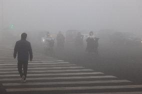 Heavy Fog Hit Zaozhuang