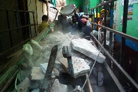 Residential Building Collapses In Ajmer - India