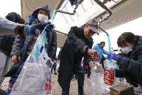 Aftermath of strong quake in central Japan