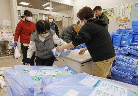 Aftermath of strong quake in central Japan