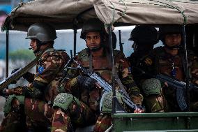 Armed Forces Deployed Across Bangladesh Ahead Of Polls