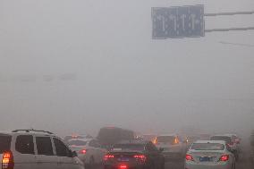 Heavy Fog Hit Zaozhuang