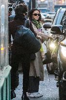 Camila Mendes Walks Her Dog - NYC