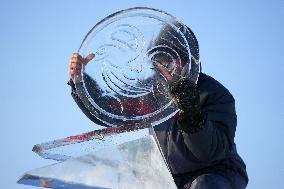 CHINA-HEILONGJIANG-HARBIN-ICE SCULPTURE COMPETITION (CN)