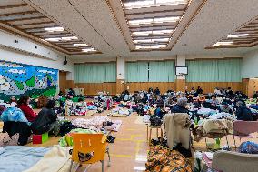 JAPAN-ISHIKAWA-EARTHQUAKES-TEMPORARY SHELTERS