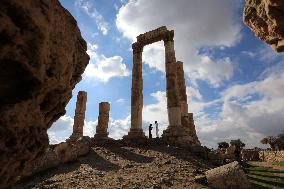 JORDAN-AMMAN-CITADEL ARCHAEOLOGICAL SITE-TOURISM