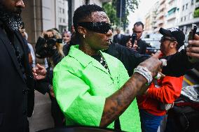 Wizkid Celebrity Sightings In Milan