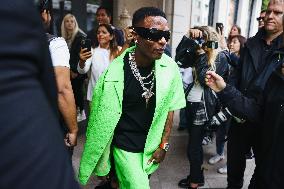 Wizkid Celebrity Sightings In Milan