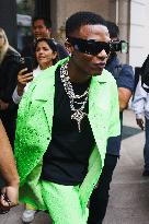 Wizkid Celebrity Sightings In Milan