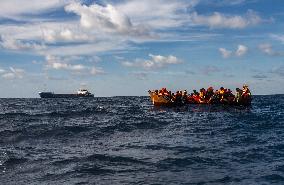 Open Arms Rescues 60 People In The Mediterranean Sea