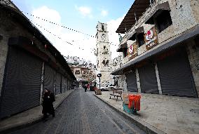 MIDEAST-NABLUS-GENERAL STRIKE