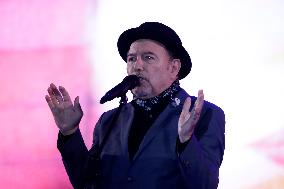 Mexicans Welcome The Year 2024 To The Salsa Rhythm Of Singer Ruben Blades