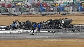 CORRECTED: JAL plane fire at Haneda airport