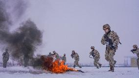 Soldier Training in Xinjiang