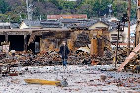 JAPAN-WAJIMA-EARTHQUAKES-MORNING MARKET-FIRE