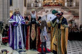 Three Wise Men in Almudena Cathedral - Madrid
