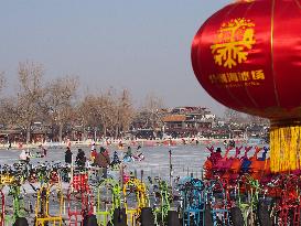 Shichahai Ice Rink in Beijing