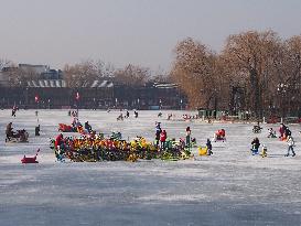 Shichahai Ice Rink in Beijing