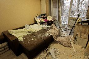 Windows replaced in Dnipro blocks of flats after December 29 Russian missile attack