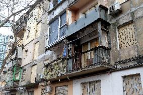 Windows replaced in Dnipro blocks of flats after December 29 Russian missile attack