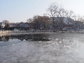 Shichahai Ice Rink in Beijing