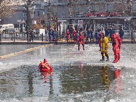 Shichahai Ice Rink in Beijing