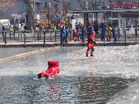 Shichahai Ice Rink in Beijing