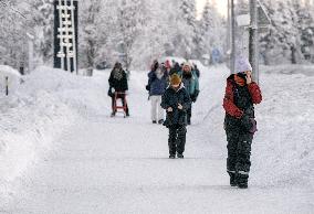 Record-breaking low temperatures in Finland