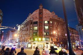 A Food Street in Shanghai