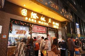 A Food Street in Shanghai