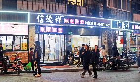 A Food Street in Shanghai