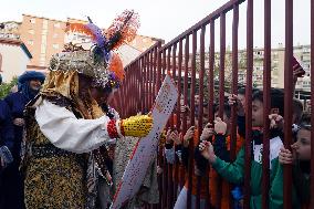 The Three Wise Men Arrive To Malaga - Spain