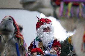 The Three Wise Men Arrive To Malaga - Spain