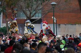 The Three Wise Men Arrive To Malaga - Spain