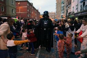 The Three Wise Men Arrive To Malaga - Spain
