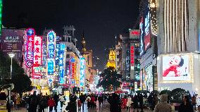 China First Commercial Street in Shanghai