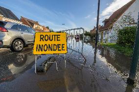 Torrential Rains Cause Flooding In Northern France