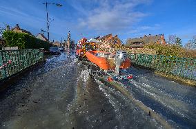 Torrential Rains Cause Flooding In Northern France