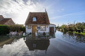 Torrential Rains Cause Flooding In Northern France