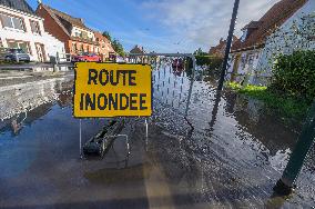 Torrential Rains Cause Flooding In Northern France