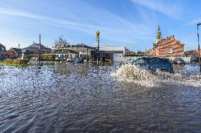 Torrential Rains Cause Flooding In Northern France