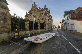 Torrential Rains Cause Flooding In Northern France